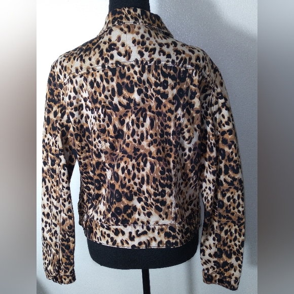 LuLaRoe Kenny Leopard Print Long Sleeve Jacket- Women's Size Medium - Picture 2 of 11
